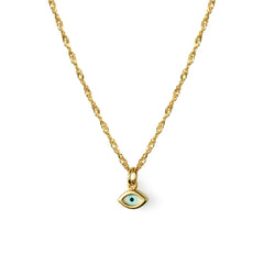 Mati Evil Eye Necklace | Gold Plate - Aletheia & Phos